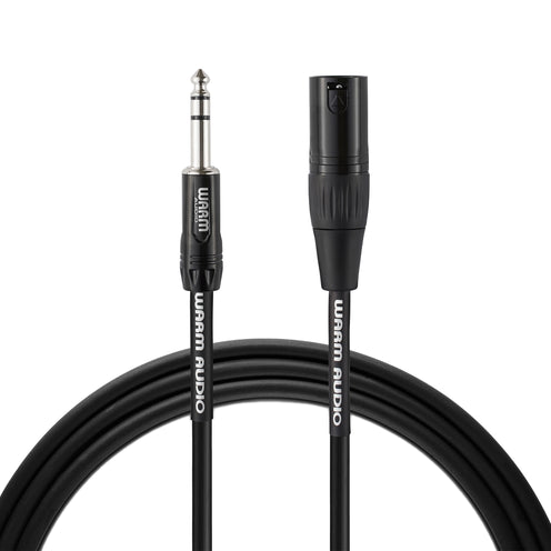Warm Audio Pro Series XLR Male to TRS Male Cable, 6ft