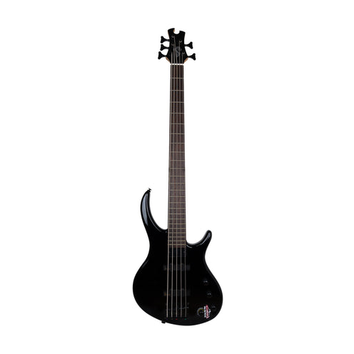 Epiphone Toby Deluxe V 5-String Bass, Ebony, 1710230XXXX