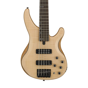 Yamaha TRBX605FM 5-String Bass Guitar, Natural Satin