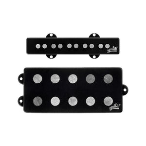 Aguilar AG 5M/J-HC Hum-Canceling 5-String Jazz Bass and MM Bass Guitar Pickup Set (510-137)
