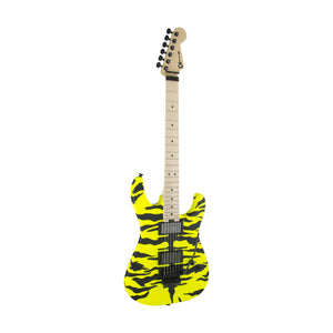 Charvel Pro Mod Dinky Satchel Signature Electric Guitar, Maple FB, Yellow Bengal