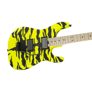 Charvel Pro Mod Dinky Satchel Signature Electric Guitar, Maple FB, Yellow Bengal
