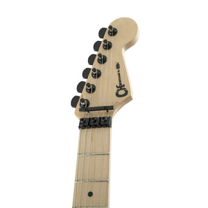 Charvel Pro Mod Dinky Satchel Signature Electric Guitar, Maple FB, Yellow Bengal