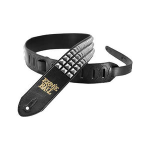 Ernie Ball 4061 Leather w/Chrome Stud Guitar Strap