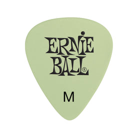Ernie Ball Super Glow Cellulose Guitar Picks, Medium, 12-Pack
