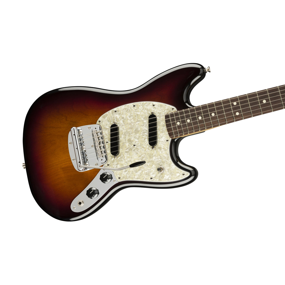 Fender American Performer Mustang Electric Guitar, RW FB, 3-Tone
