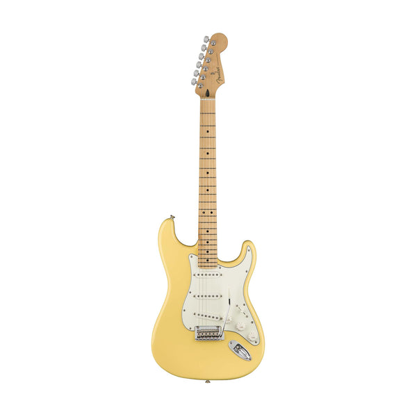 ギター Fender Mexico Stratocaster buttercream Fender Player Stratocaster Electric Guitar, Maple FB, Buttercream