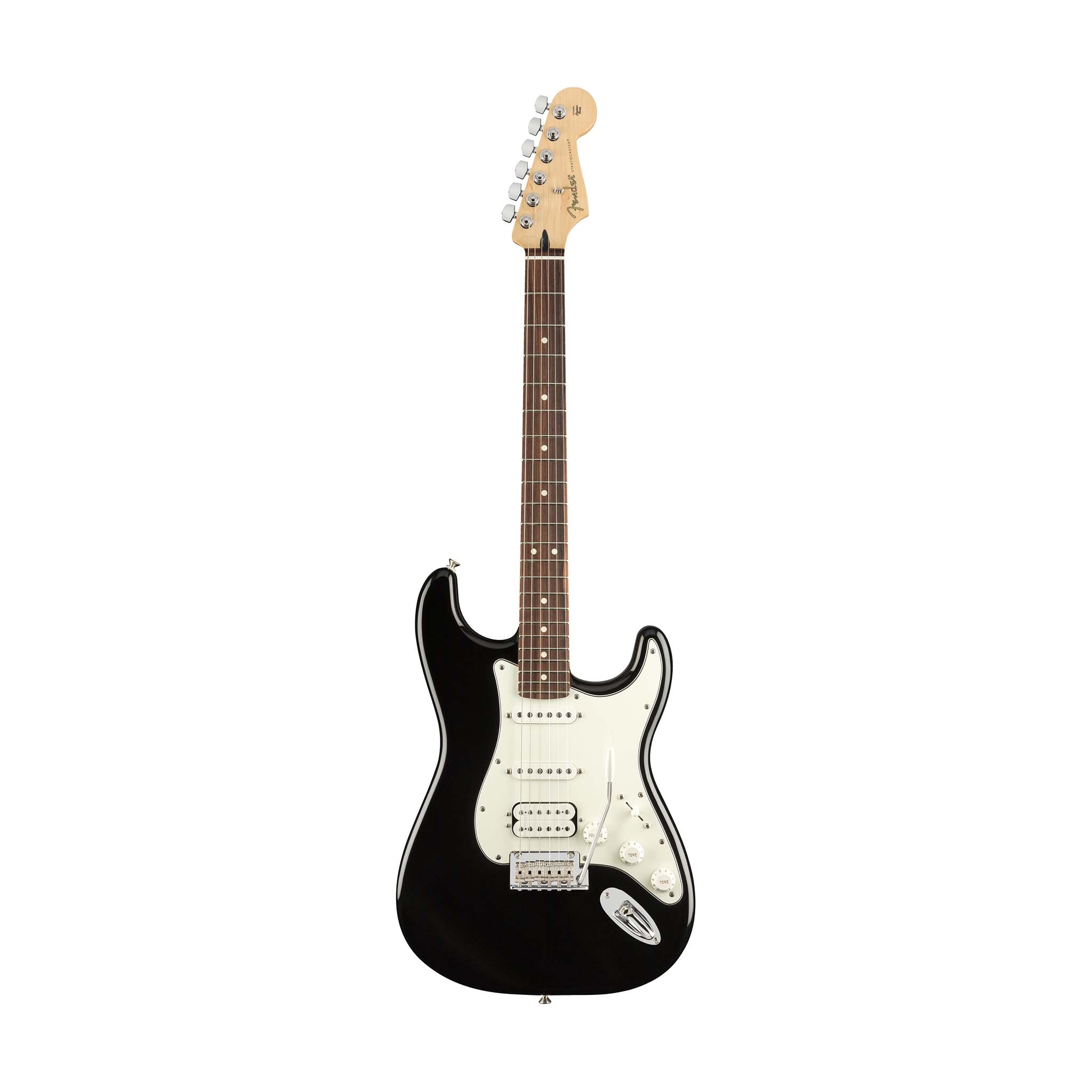 ギター Fender Player Stratocaster Black (2022) Fender Player HSS Stratocaster Electric Guitar, Pau Ferro FB