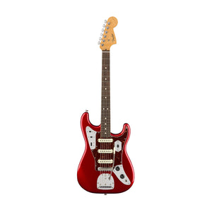Fender Ltd Ed Parallel Universe Jaguar Stratocaster Electric Guitar, RW FB, Candy Apple Red