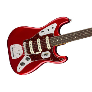 Fender Ltd Ed Parallel Universe Jaguar Stratocaster Electric Guitar, RW FB, Candy Apple Red