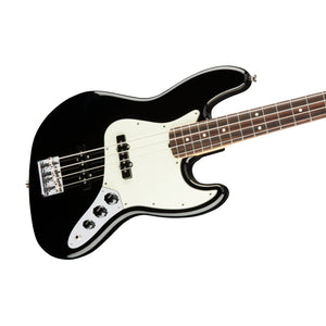 Fender American Professional Jazz Bass Guitar, RW FB, Black