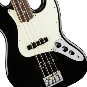 Fender American Professional Jazz Bass Guitar, RW FB, Black