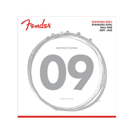Fender 350L Stainless Steel Ball End 9-42 Electric Guitar Strings
