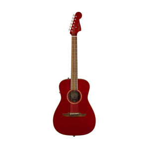 Fender Malibu Classic Small-Bodied Acoustic Guitar w/Bag, Hot Rod Red Metallic (B-Stock)