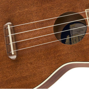 Fender Seaside Soprano Ukulele Pack, Walnut FB, Natural