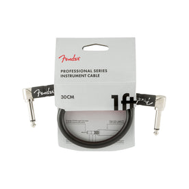 Fender Professional Series Instrument Cable, 1ft, Black