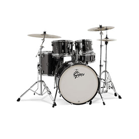 Gretsch GE4E825G Energy 5-Piece Drum Kit w/Hardware(22inch BD), No Cymbals, Brushed Grey