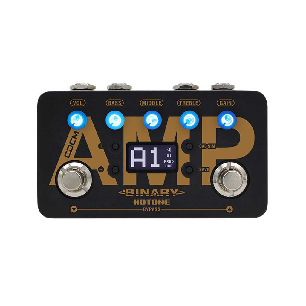 bass amp modeling pedal Hotone Binary Amp Simulator Guitar Effects Pedal – Swee Lee Malaysia