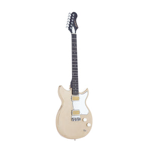 Harmony Standard Series Rebel Electric Guitar w/Case, RW FB, Champagne