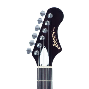Harmony Standard Series Rebel Electric Guitar w/Case, RW FB, Champagne