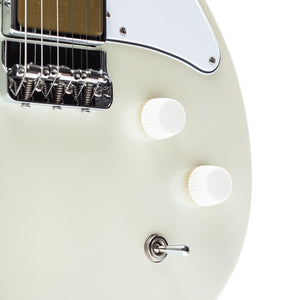 Harmony Standard Series Jupiter Electric Guitar w/Case, RW FB, Pearl White
