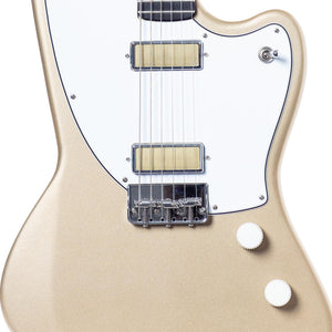 Harmony Standard Series Silhouette Electric Guitar w/Case, RW FB, Champagne
