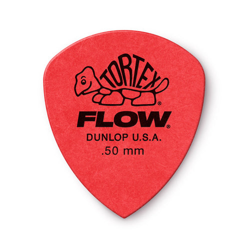Jim Dunlop 558P.50 Tortex Flow Standard Guitar Picks, Pack of 12