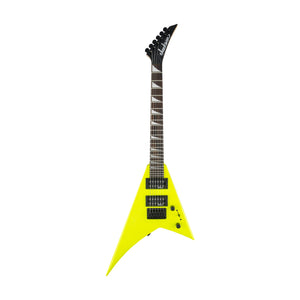 Jackson JS Series RR Minion JS1X Electric Guitar, Amaranth FB, Neon Yellow