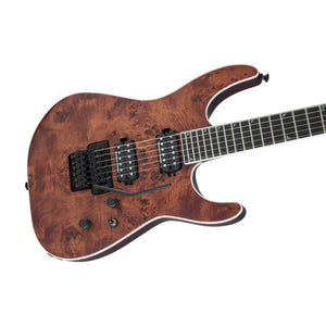 Jackson Pro Series Soloist SL2P Mahogany Electric Guitar, Ebony FB, Carmel Poplar Burl