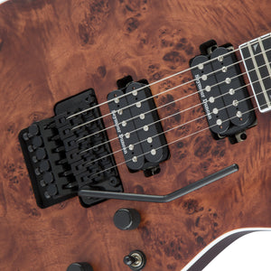 Jackson Pro Series Soloist SL2P Mahogany Electric Guitar, Ebony FB, Carmel Poplar Burl