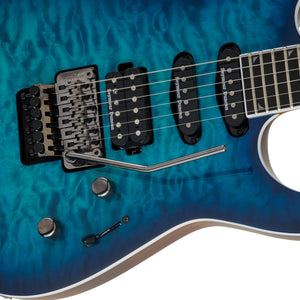 Jackson Pro Series Soloist SL3Q MAH Electric Guitar, Ebony FB, Chlorine Burst