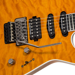 Jackson Pro Series Soloist SL3Q MAH Electric Guitar, Ebony FB, Dark Amber