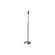 K&M 26075-500-55 26075 Stackable One-Hand Microphone Stand, 5/8inch, Black