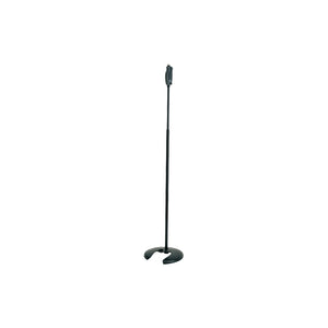 K&M 26075-500-55 26075 Stackable One-Hand Microphone Stand, 5/8inch, Black
