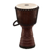 MEINL Percussion DJTC1-L 12inch Tongo Carved Djembe, Brown