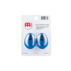 MEINL Percussion ES2-B Plastic Egg Shaker, Pair, Blue