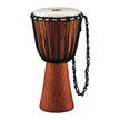 MEINL Percussion HDJ4-L 12inch Rope Tuned Headliner Series Wood Djembe, Nile Series