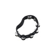 MEINL Percussion HTMT1BK Headliner Series Handheld ABS Tambourine, 2 Rows, Black
