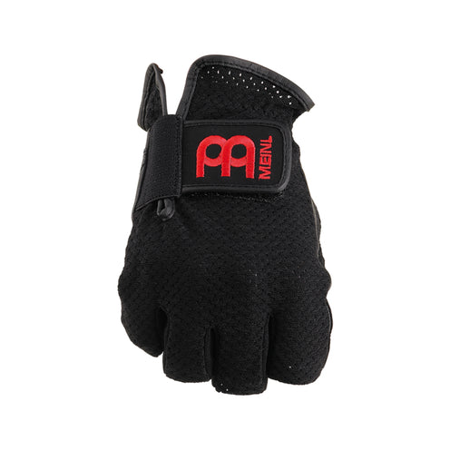 MEINL Cymbals MDGFL Fingerless Drummer Gloves, Black