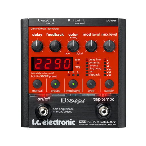 ギター tc electronic Nova Delay ND-1 Amazon | tc electronic プログラマブル ディレイ ND-1 NOVA