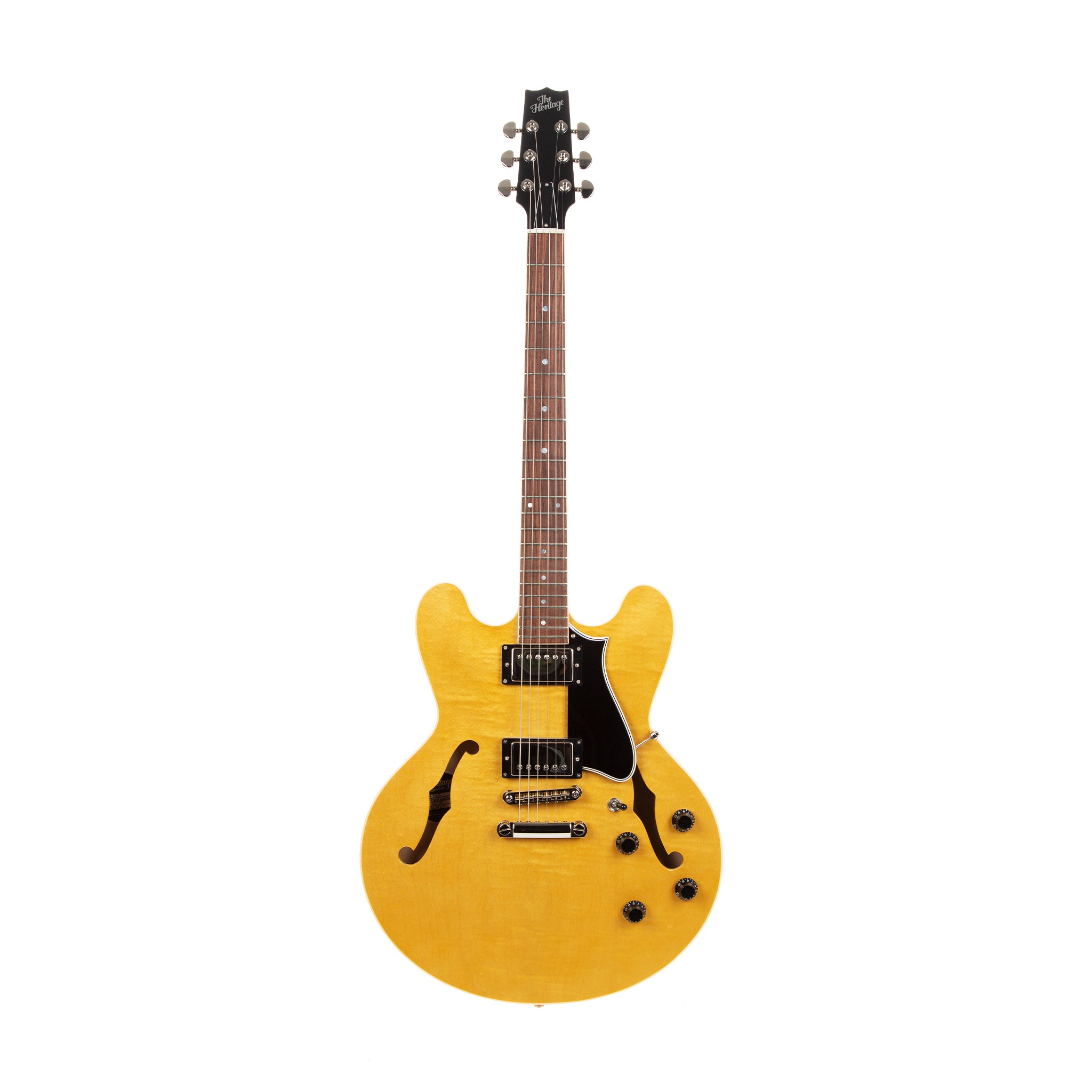 Heritage Standard H-535 Semi-Hollow Electric Guitar with Case, Antique Natural
