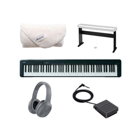 Casio CDP-S110 88-Key Digital Piano, Black, Bundle Set