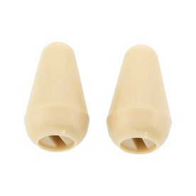 Allparts SK-0710-048 Vintage Cream Switch Tips for USA Stratocaster, Set of 2