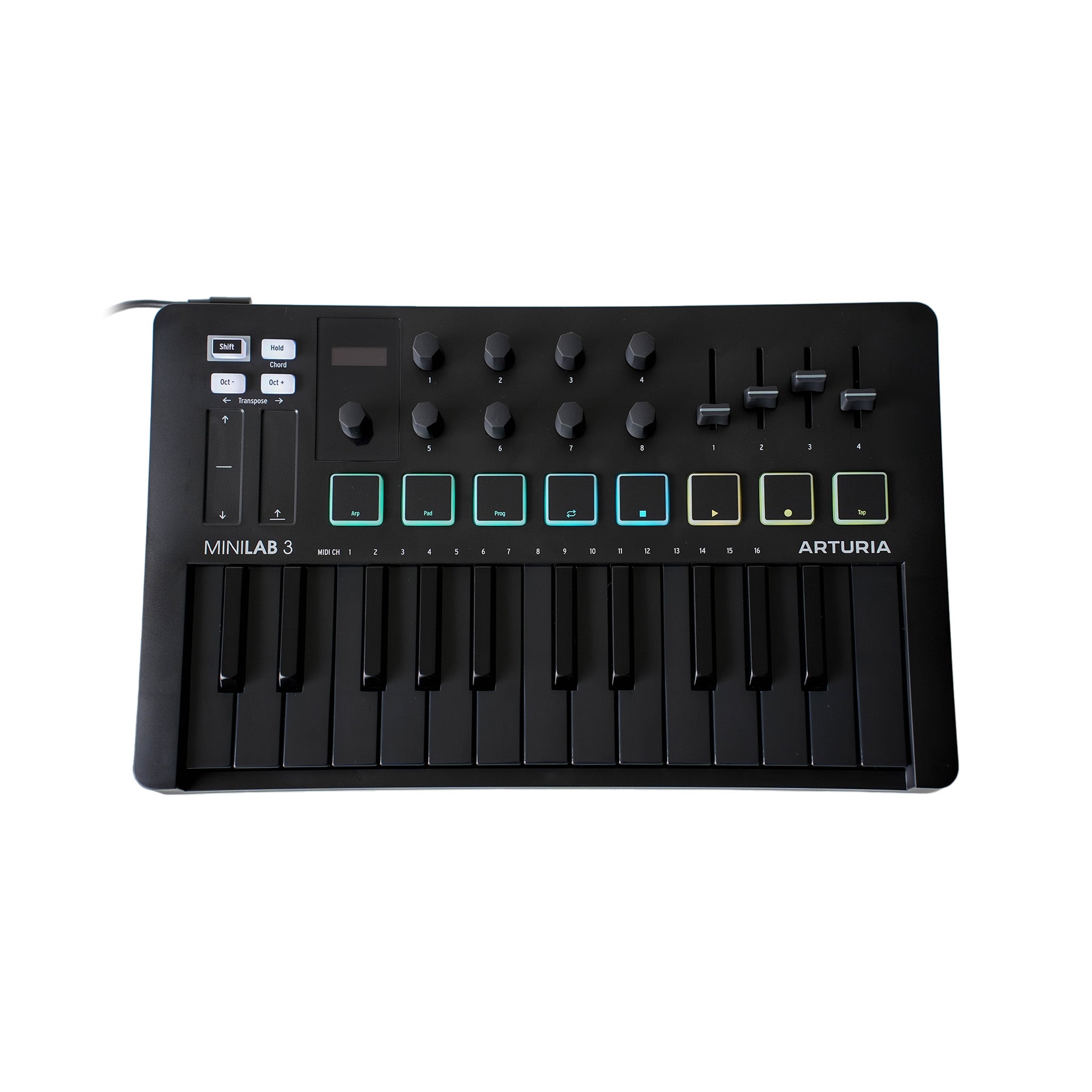 Arturia Minilab Mk3 25 Slim-Key Controller, Deep Black – Swee Lee
