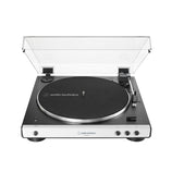 Audio-Technica AT-LP60XBT Fully Automatic Wireless Belt-Drive Turntable, White