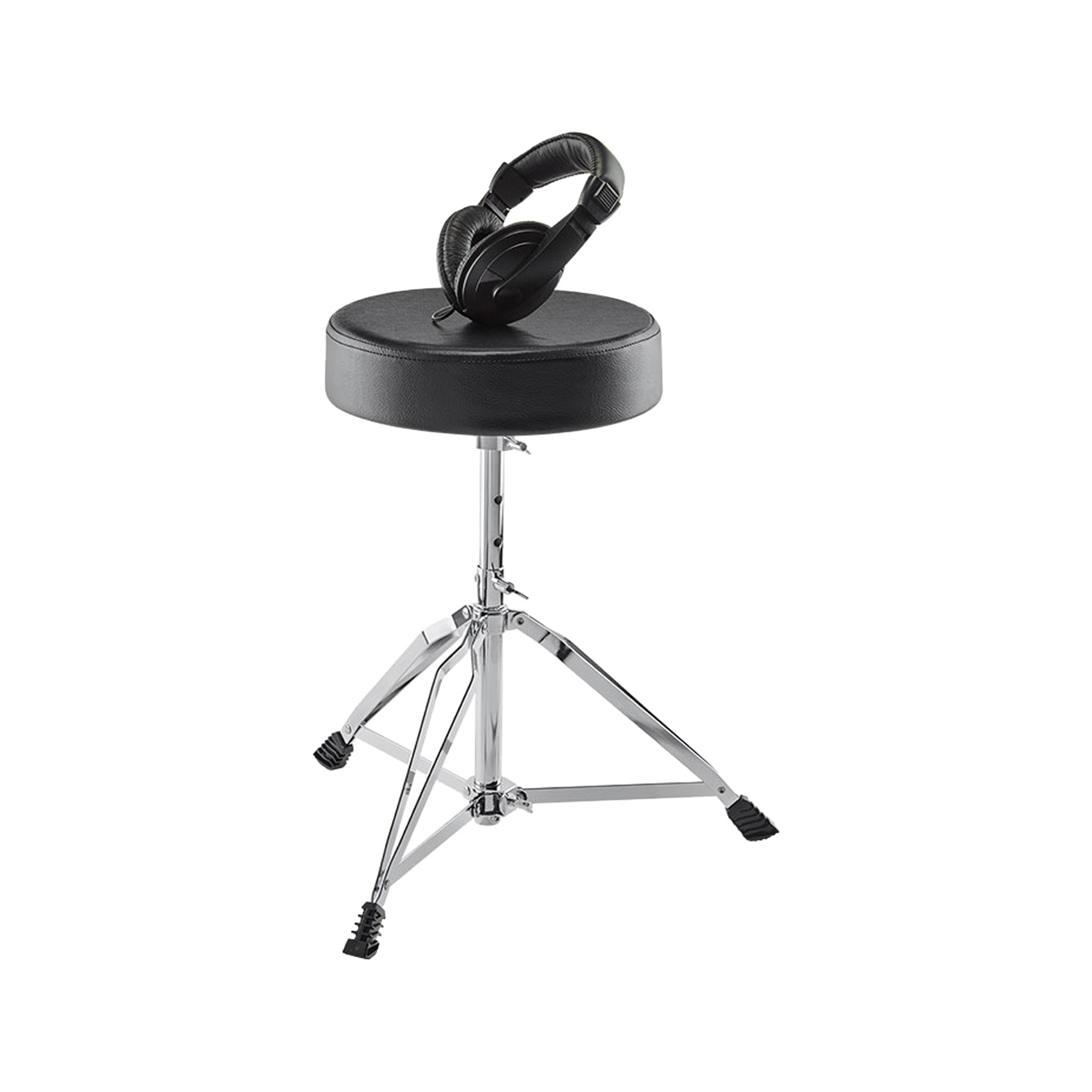 Alesis Drum Throne and Headphones Essentials Bundle