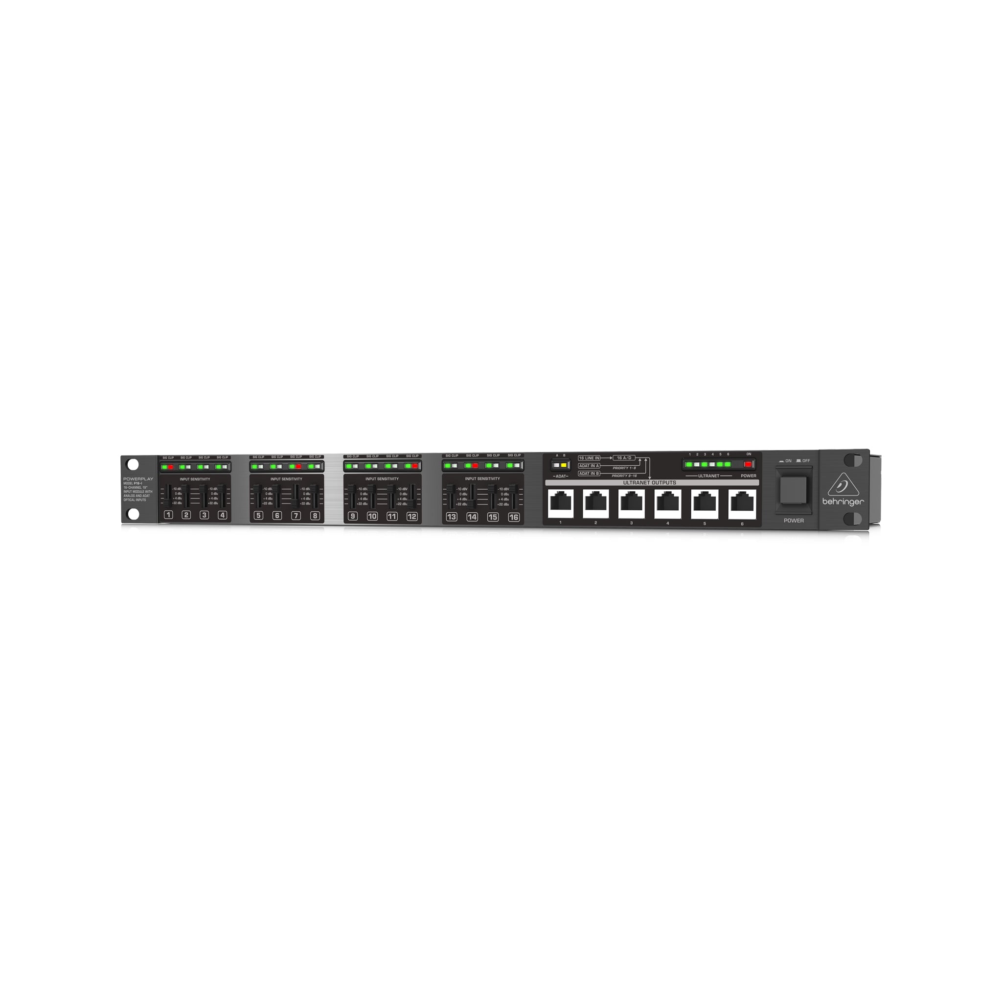 Behringer Powerplay P16-I 16-channel Input Module – Swee Lee Malaysia
