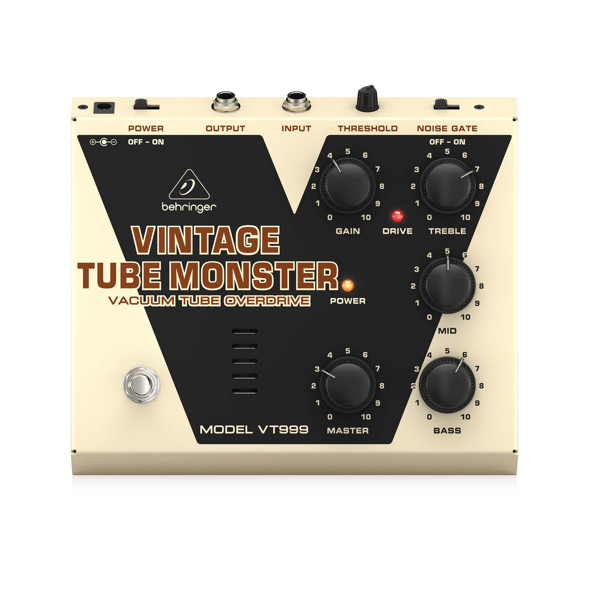ギター BEHRINGER VINTAGE TUBE MONSTER VT999 Behringer VT999 Vintage Tube Monster Overdrive Guitar Pedal – Swee