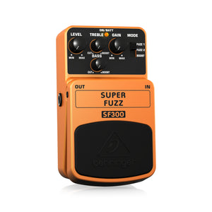 Behringer SF300 Super Fuzz Distortion Guitar Effects Pedal
