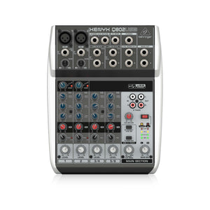 Behringer Q802USB Xenyx 8-Channel Mixer w/ USB, UK Plug